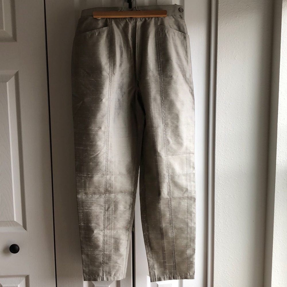 🌸NWOT🌸 YSL Variation silver pants. Size 8US.